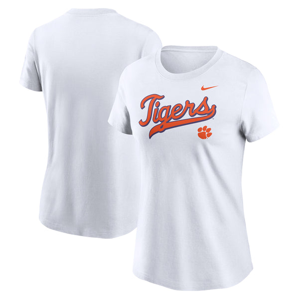 Clemson Script Merchandise Clemson Nike Women's Script Tigers Tee