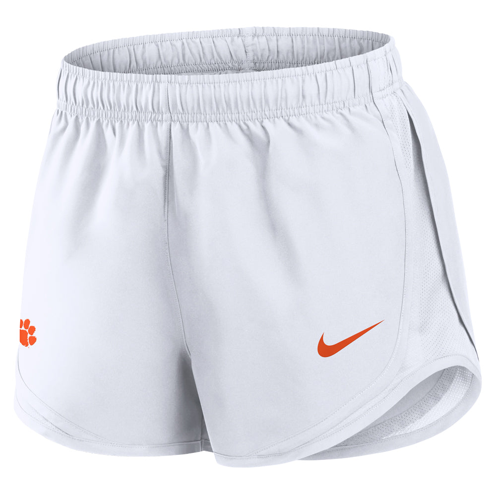 Clemson Nike Women’s Solid Tempo Short - WHITE