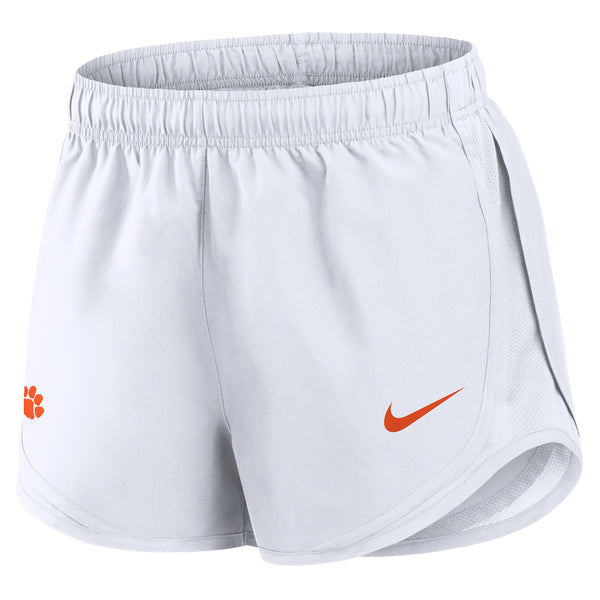 Clemson Nike Women’s Solid Tempo Short - WHITE