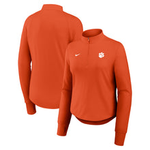 Clemson Nike Women's Swift Half-Zip Pullover - ORANGE