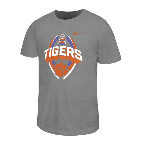 Clemson Nike Youth Football Legend Tee - MD GREY