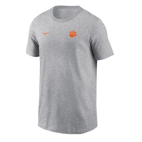 Clemson Nike Youth Legend Small Logo Tee - LT GREY
