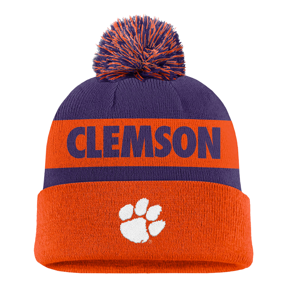 Clemson Nike Youth Peak Beanie - ORANGE