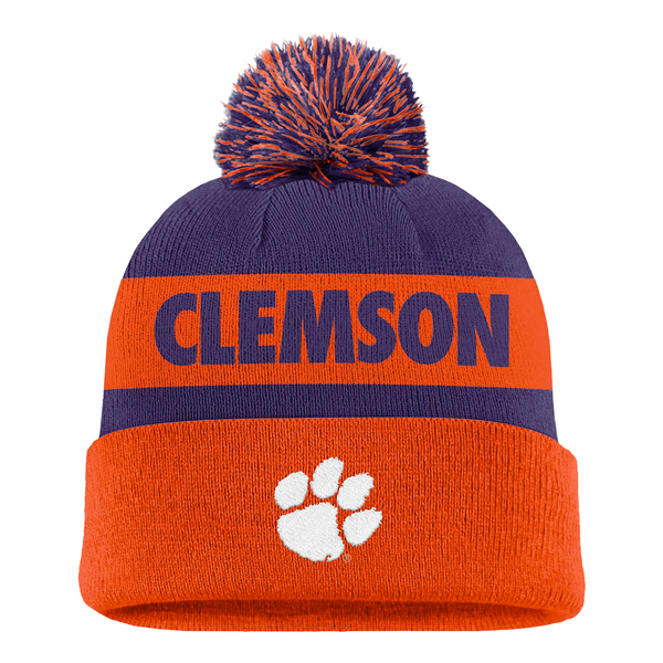 Clemson Nike Youth Peak Beanie - ORANGE