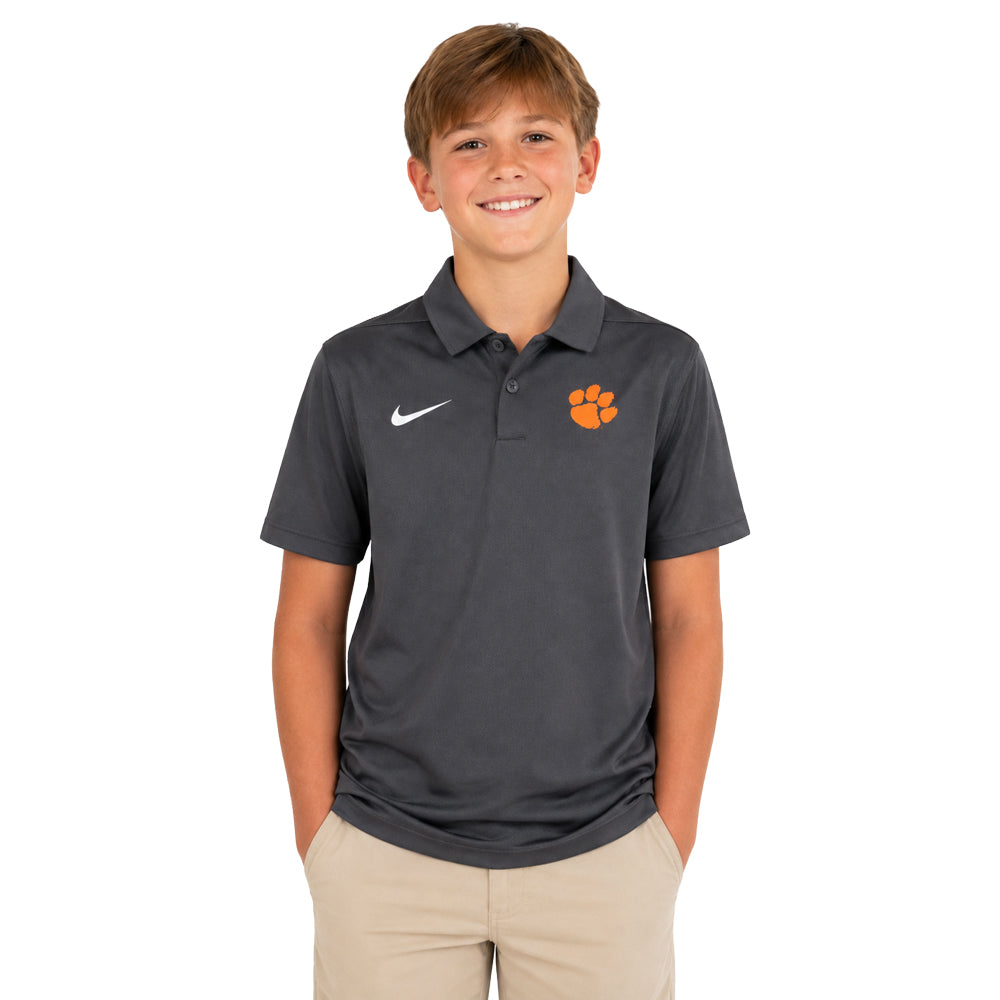 Clemson Nike Youth Victory Polo