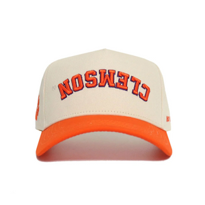 Clemson No Rivals Upside Down Clemson Cap - NAT/ORG
