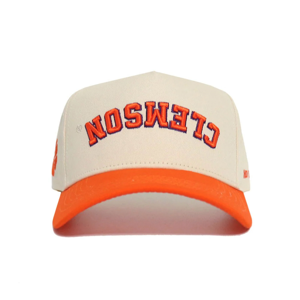 xizleキャップgaga yellarsoma nes着用再販なし Clemson No Rivals Upside Down Clemson Cap