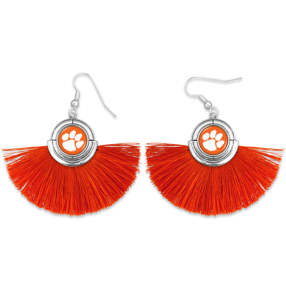 Clemson No Strings Attached Earrings