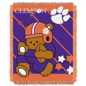 Clemson Northwest Fullback Woven Throw - PURPLE