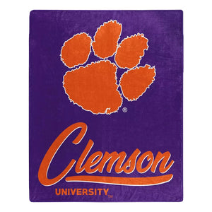 Clemson Northwest Signature Raschel Throw