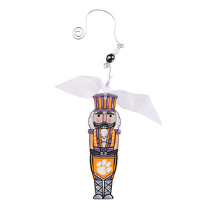 Clemson Nutcracker Flat Ornament