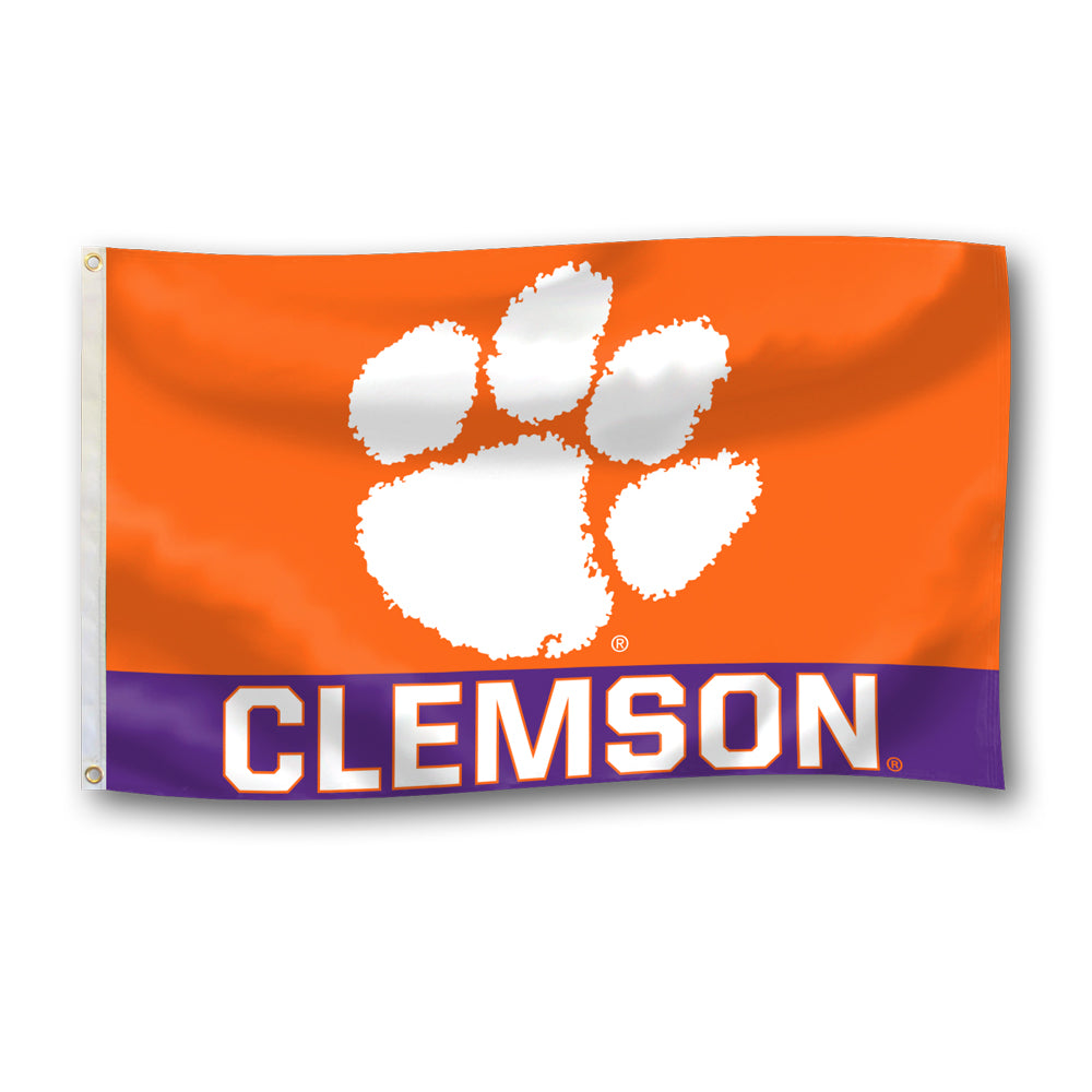 Clemson NyloMax Clemson Paw Flag