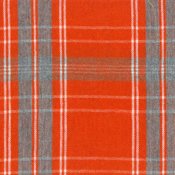 Clemson Orange Flannel Short - ORANGE