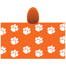 Clemson Orange Paws All Over Poncho - ORANGE
