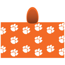 Clemson Orange Paws All Over Poncho