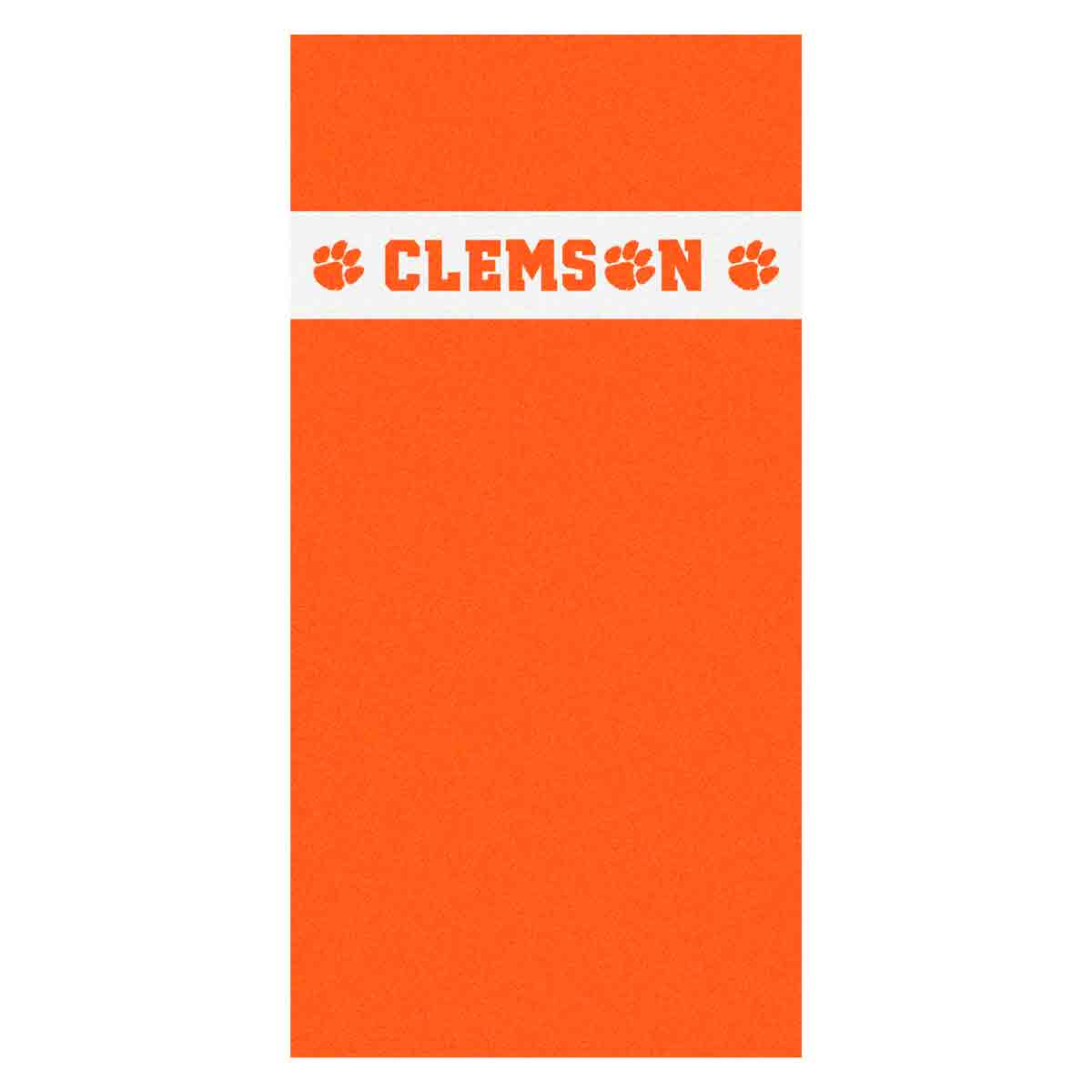 Clemson Orange Stripe Beach Towel - ORANGE