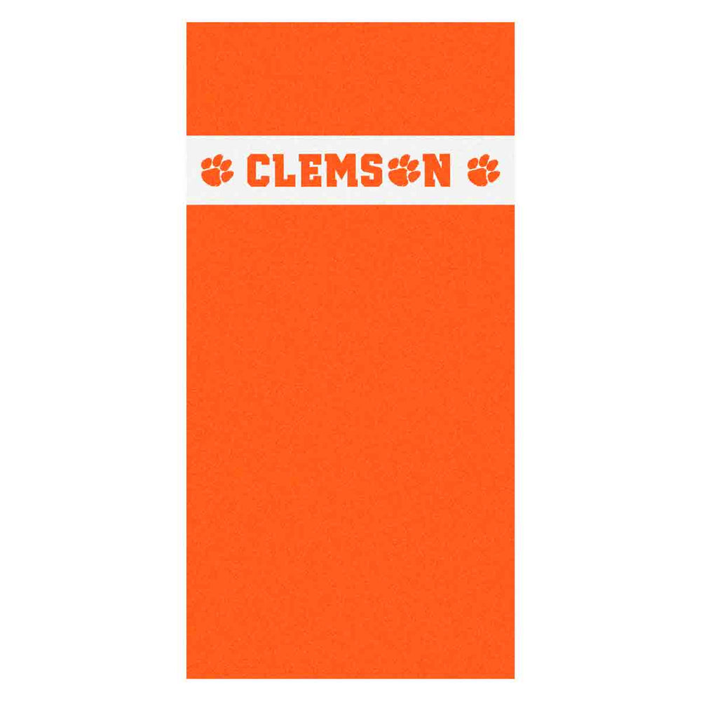 Clemson Orange Stripe Beach Towel
