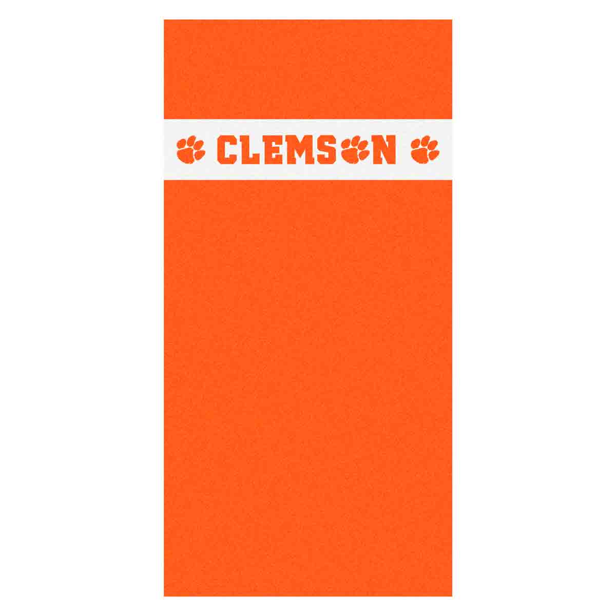 Clemson Orange Stripe Beach Towel