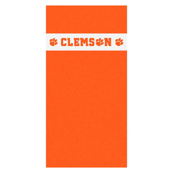 Clemson Orange Stripe Beach Towel