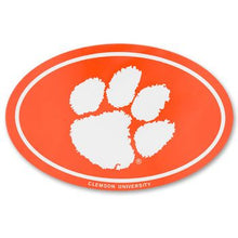 Clemson Oval Paw Magnet - ORANGE