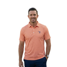 Clemson Palmetto Logo Map Polo - ORANGE