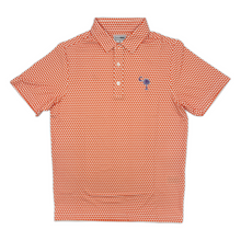Clemson Palmetto Logo Map Polo - ORANGE