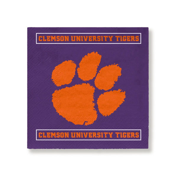 Clemson Paper Napkins - 25 Pack