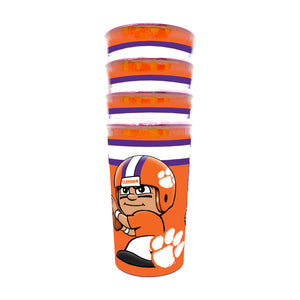 Clemson Party Cup Four Pack 