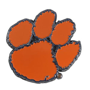 Clemson Paw Auto Emblem - ORANGE