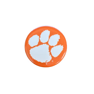 Clemson Paw Button