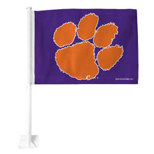 Clemson Paw Car Flag - PURPLE