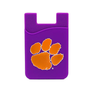Clemson Paw Cell Phone Wallet - PURPLE