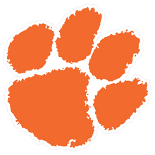 Clemson Paw Decal Dizzler - ORANGE