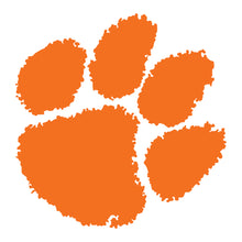 Clemson Paw Die-Cut Decal - ORANGE