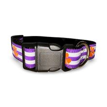 Clemson Paw Dog Collar - LT PURPLE