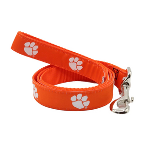 Clemson Paw Dog Leash - ORANGE