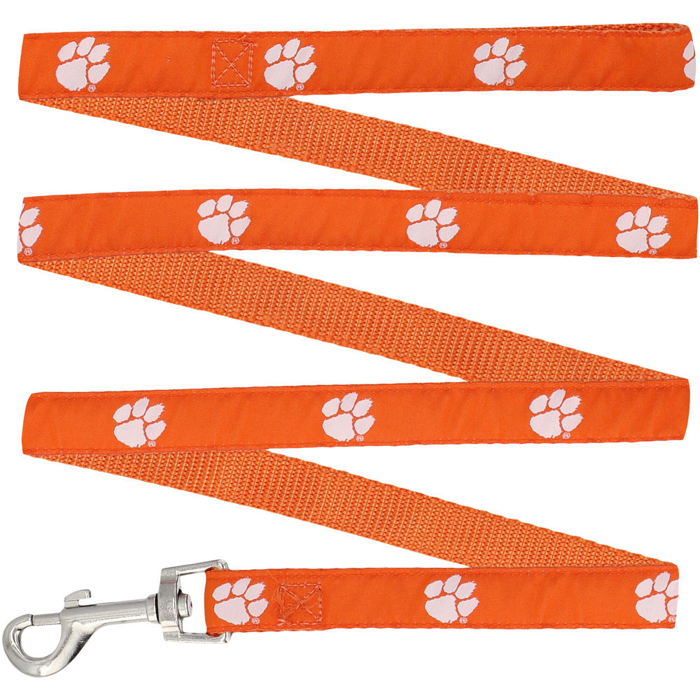 Clemson Paw Dog Leash - ORANGE
