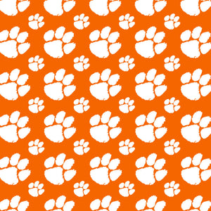Clemson Paw Gift Wrapping Paper
