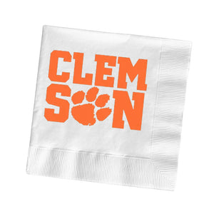 Clemson Paw Hammer Napkin Pack