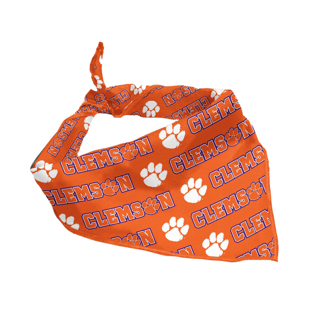 Clemson Paw Hammer Pet Bandana