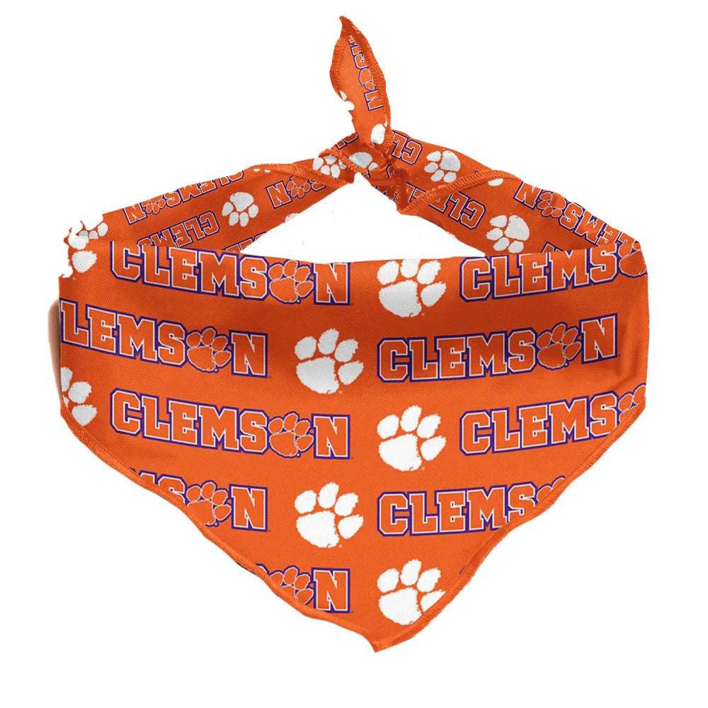 Clemson Paw Hammer Pet Bandana