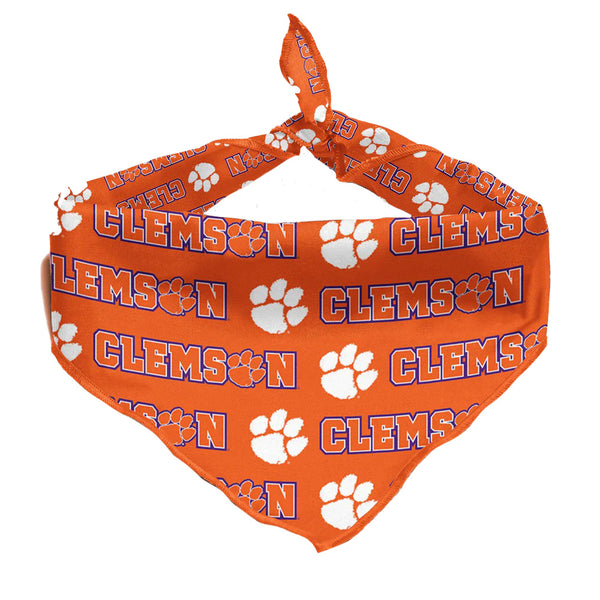 Clemson Paw Hammer Pet Bandana