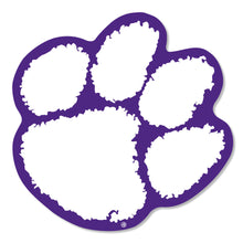 Clemson Paw Magnet - WHITE