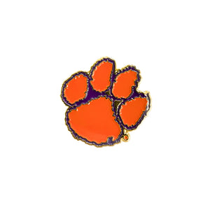 Clemson Paw Magnetic Lapel Pin