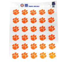 Clemson Paw Mini Decal - ORANGE