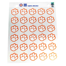 Clemson Paw Mini Decal - WHITE