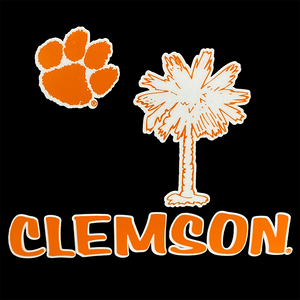 Clemson Paw Palmetto Decal