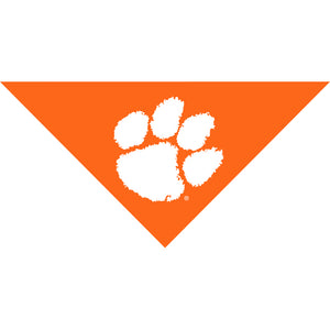 Clemson Paw Pet Bandana - ORANGE