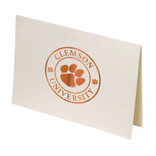 Clemson Paw Seal Foil 10-Pack Notecard Set 
