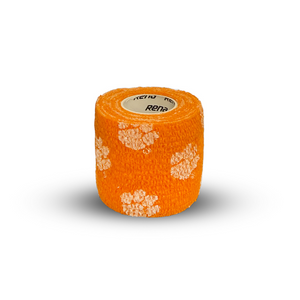 Clemson Paw Stretch Athletic Tape - ORANGE